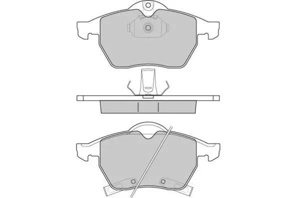 Kit de plaquettes de frein, frein à disque E.T.F. 12-0813