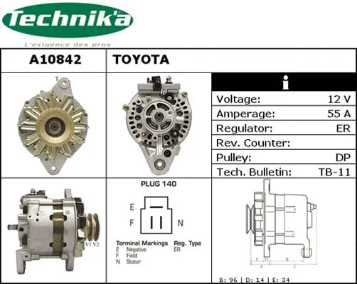 Alternateur Technika A10842