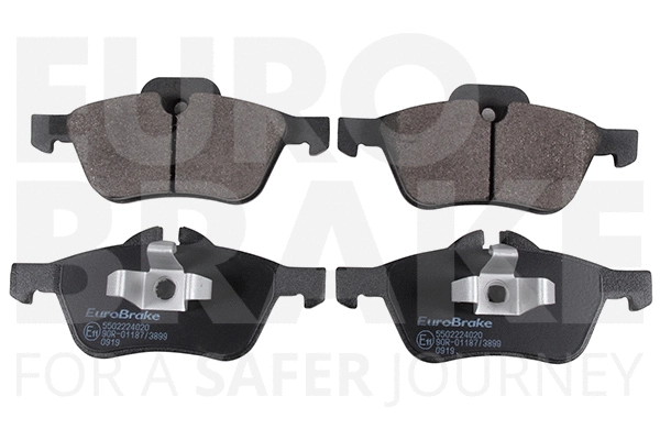 Kit de plaquettes de frein, frein à disque EUROBRAKE 5502224020