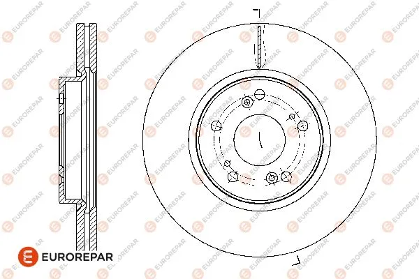 Disque de frein EUROREPAR 1667868080