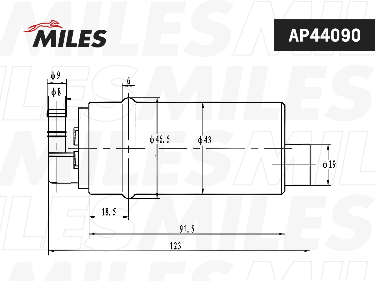 Pompe à carburant MILES AP44090