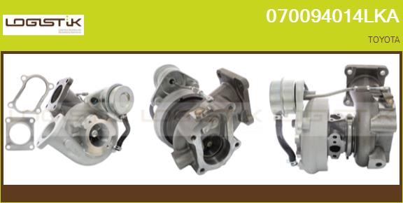Turbocompresseur, suralimentation LGK 070094014LKA