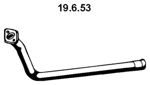 Tuyau d'échappement EBERSPÄCHER 19.6.53