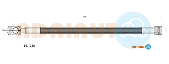 Flexible de frein ADRIAUTO 55.1280