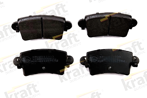Kit de plaquettes de frein, frein à disque KRAFT AUTOMOTIVE 6011900