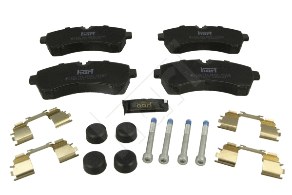 Kit de plaquettes de frein, frein à disque HART 249 004