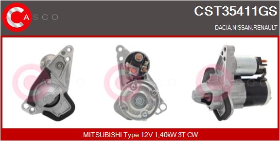 Démarreur CASCO CST35411GS