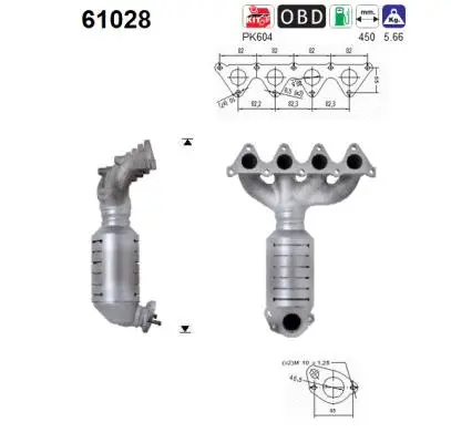 Catalyseur AS 61028