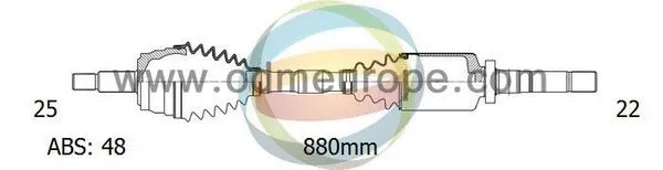 Arbre de transmission 4X4 ESTANFI EST-18-162312