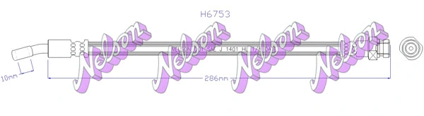 Flexible de frein KAWE H6753