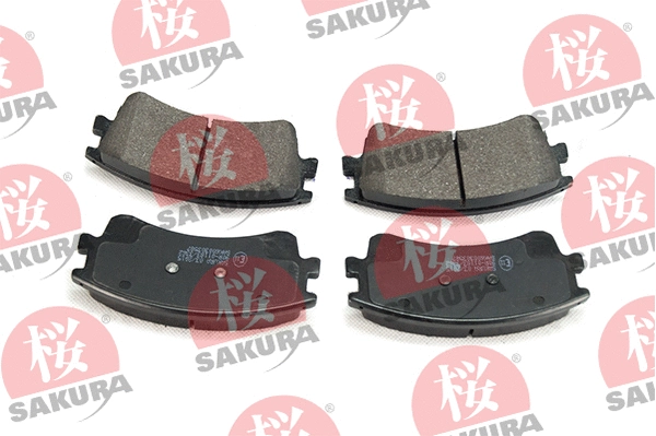 Kit de plaquettes de frein, frein à disque SAKURA 600-30-3587