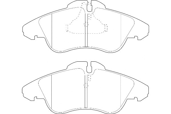 Kit de plaquettes de frein, frein à disque Omnicraft 2135160