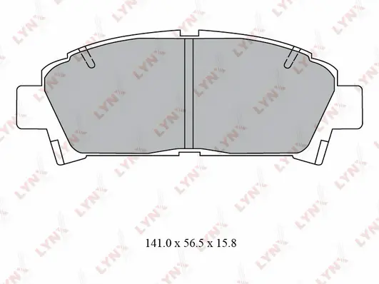 Kit de plaquettes de frein, frein à disque LYNXAUTO BD-7558