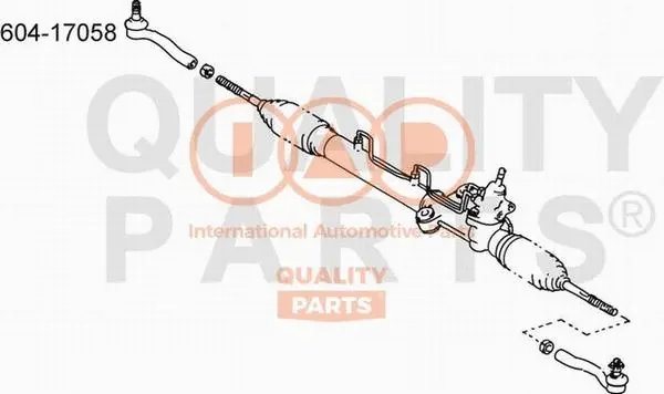 Rotule de barre de connexion IAP QUALITY PARTS 604-17058