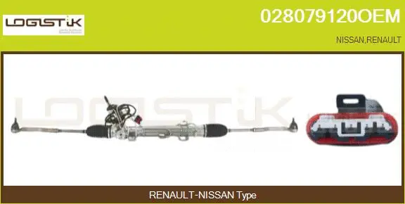 Crémaillère de direction LGK 028079120OEM