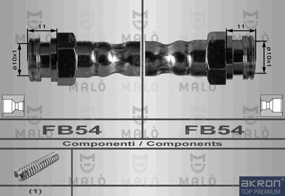 Flexible de frein AKRON-MALÒ 80030