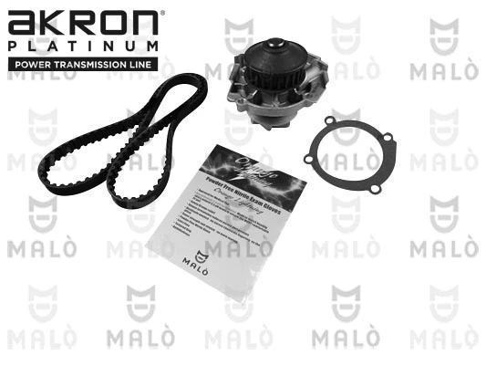 Pompe à eau + kit de courroie crantée AKRON-MALÒ 1555082