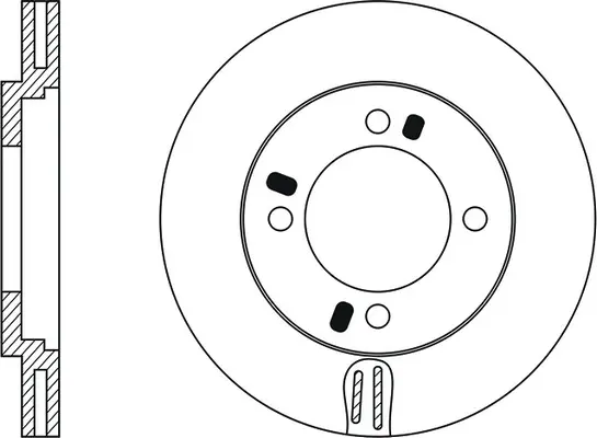 Disque de frein FIT FR0117V