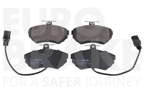 Kit de plaquettes de frein, frein à disque EUROBRAKE 5502224756