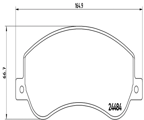 Kit de plaquettes de frein, frein à disque KAISHIN FK20296