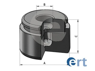 Piston, étrier de frein ERT 151607-C