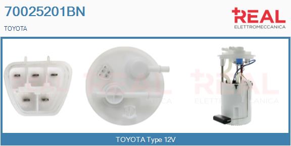 unité d'alimentation de carburant REAL 70025201BN