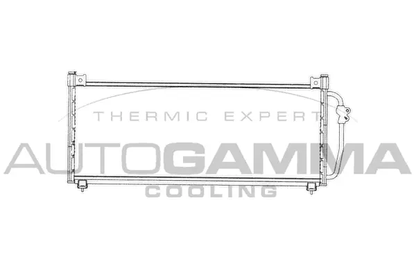 Condenseur, climatisation AUTOGAMMA 102787