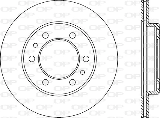 Disque de frein OPEN PARTS BDR1527.20