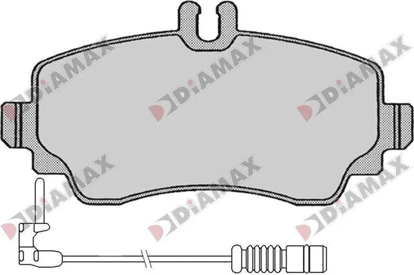 Kit de plaquettes de frein, frein à disque DIAMAX N09808A