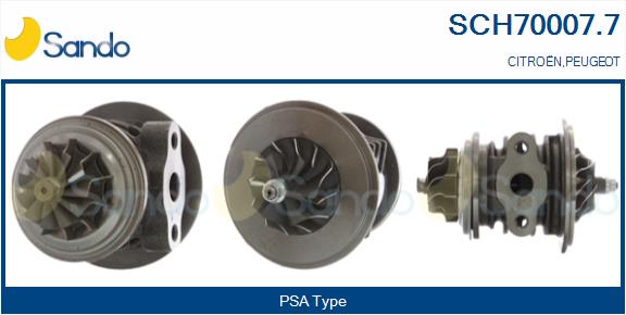 Groupe carter, turbocompresseur SANDO SCH70007.7