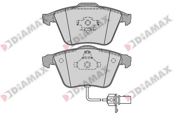 Kit de plaquettes de frein, frein à disque DIAMAX N09373