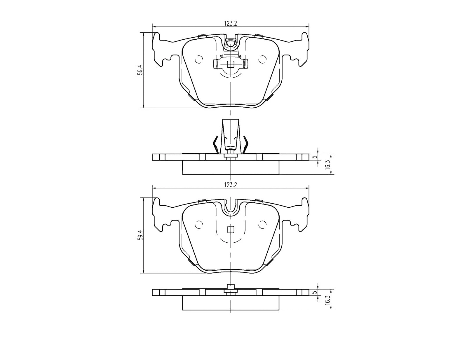 Kit de plaquettes de frein, frein à disque A.Z. Meisterteile AZMT-44-022-1121