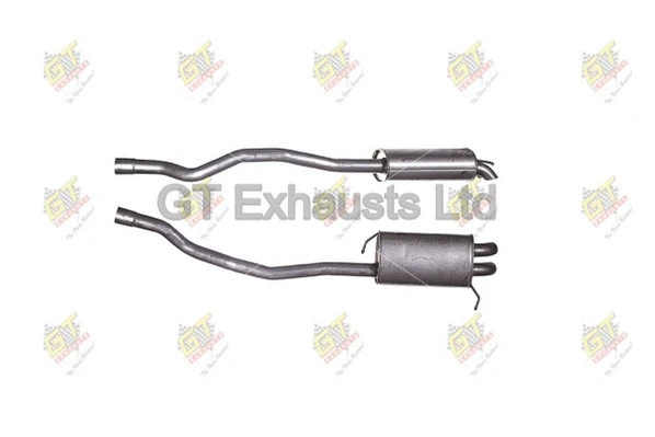 Silencieux arrière GT Exhausts GVW646