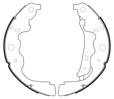 Jeu de mâchoires de frein FIT FT3255