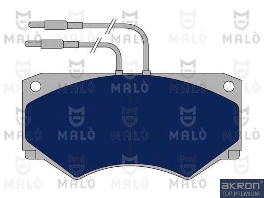 Kit de plaquettes de frein, frein à disque AKRON-MALÒ 1050506