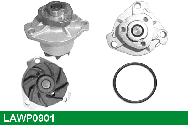 Pompe à eau, refroidissement du moteur LUCAS LAWP0901