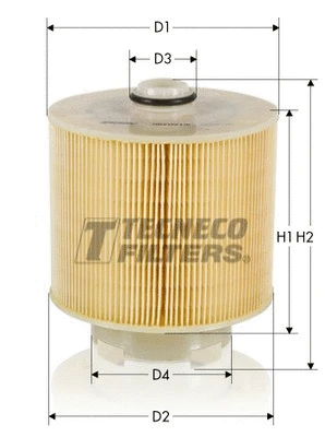 Filtre à air TECNECO FILTERS AR10216