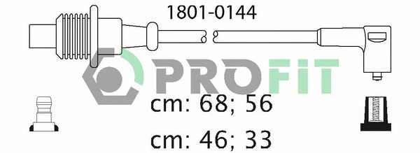 Kit de câbles d'allumage PROFIT 1801-0144