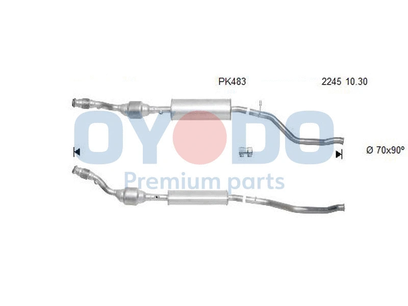 Catalyseur Oyodo 10N0125-OYO