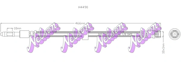 Flexible de frein BROVEX-NELSON H4490