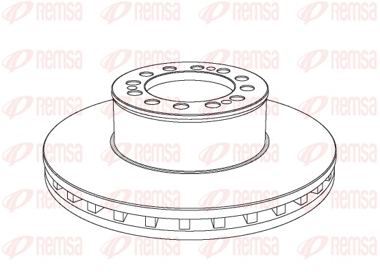 Disque de frein REMSA NCA1046.20