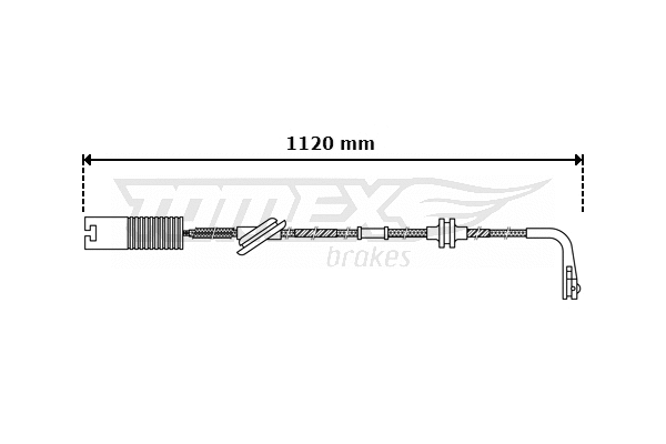 Contact d'avertissement, usure des plaquettes de frein TOMEX Brakes TX 30-40