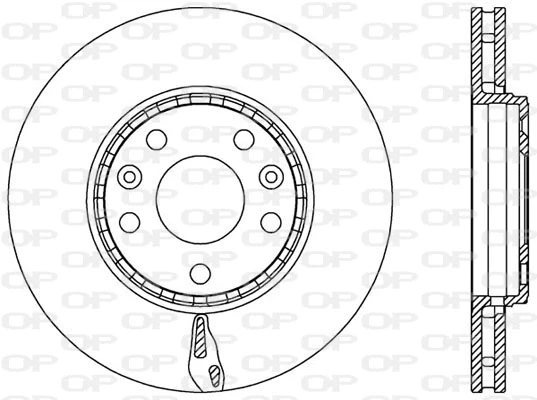 Disque de frein OPEN PARTS BDA2546.20