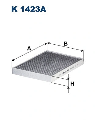 Filtre, air de l'habitacle FILTRON K 1423A