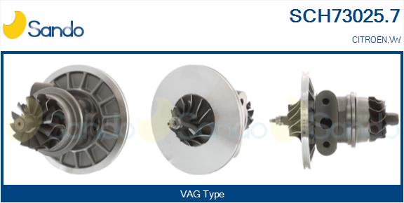 Groupe carter, turbocompresseur SANDO SCH73025.7