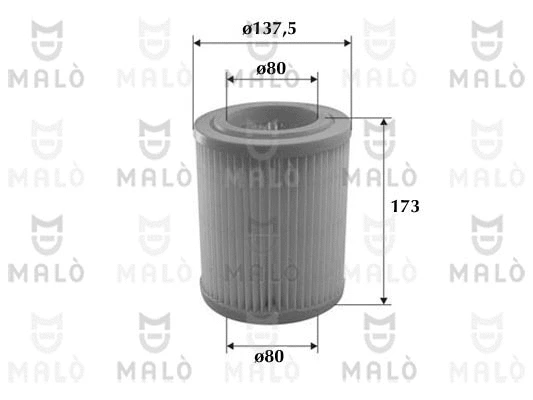 Filtre à air AKRON-MALÒ 1500320
