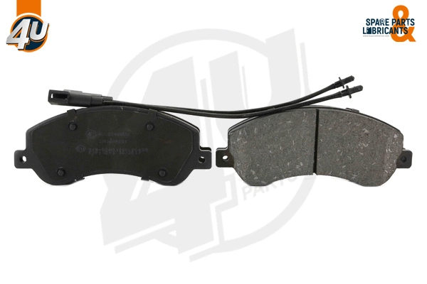 Kit de plaquettes de frein, frein à disque 4U Autoparts 22468VV