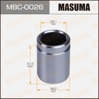Piston, étrier de frein MASUMA MBC-0026
