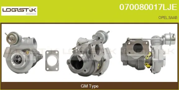 Turbocompresseur, suralimentation LGK 070080017LJE