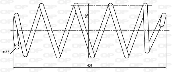 Ressort de suspension OPEN PARTS CSR9063.00